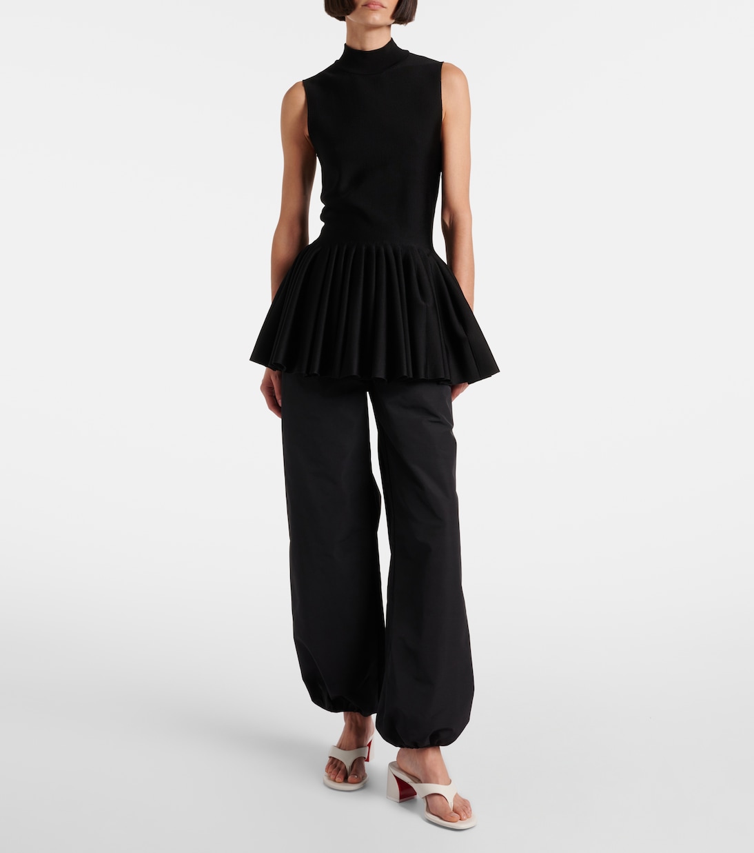 Mules Janetonga 55 en cuir | Christian Louboutin