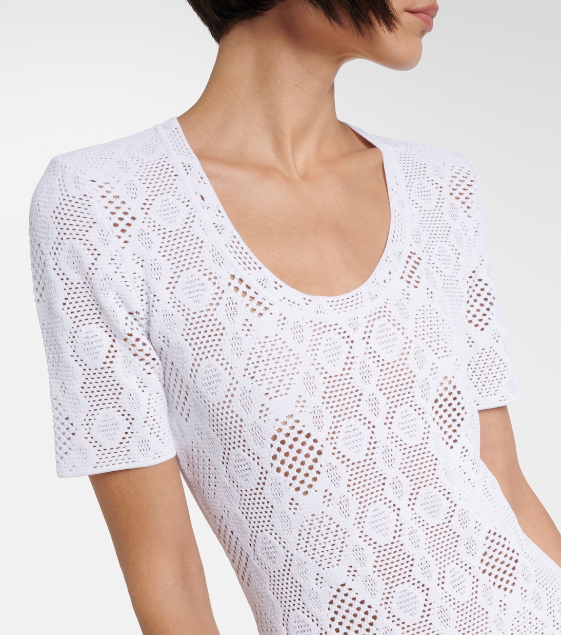 Lace midi dress | Alaïa