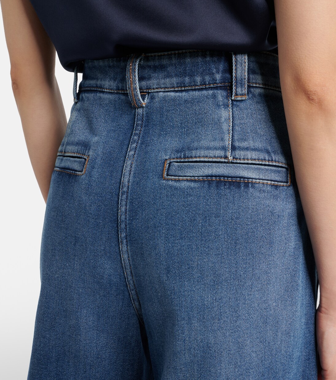 Mid-Rise Wide-Leg Jeans | Brunello Cucinelli