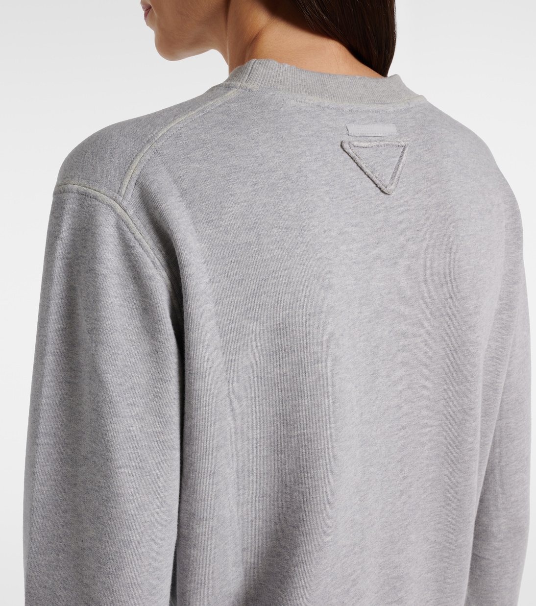 Cotton jersey sweatshirt | Prada