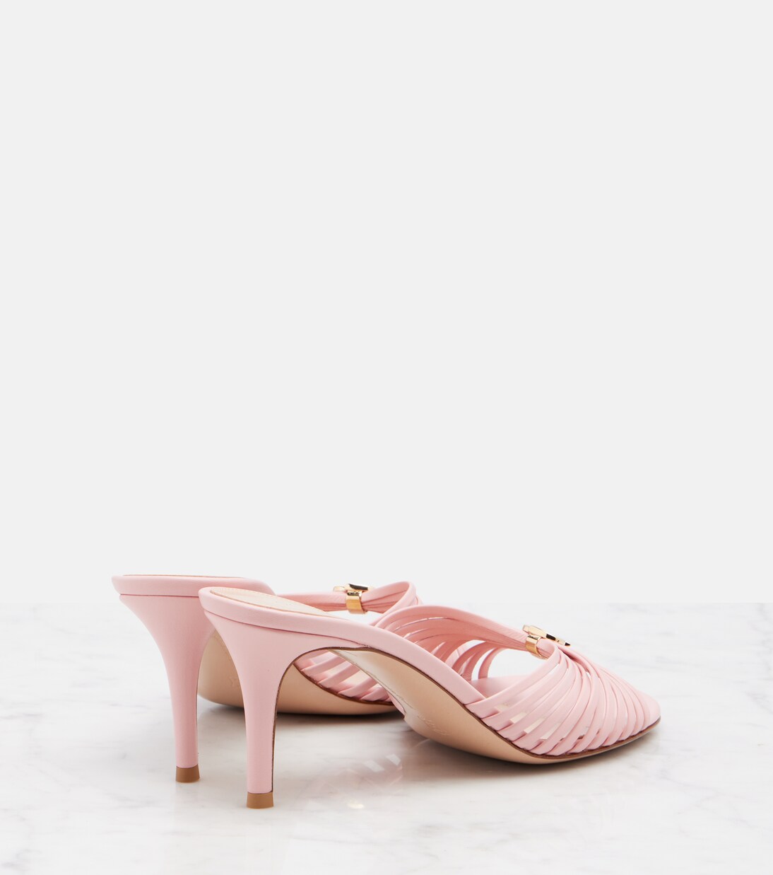 Vyna 70 leather mules | Gianvito Rossi