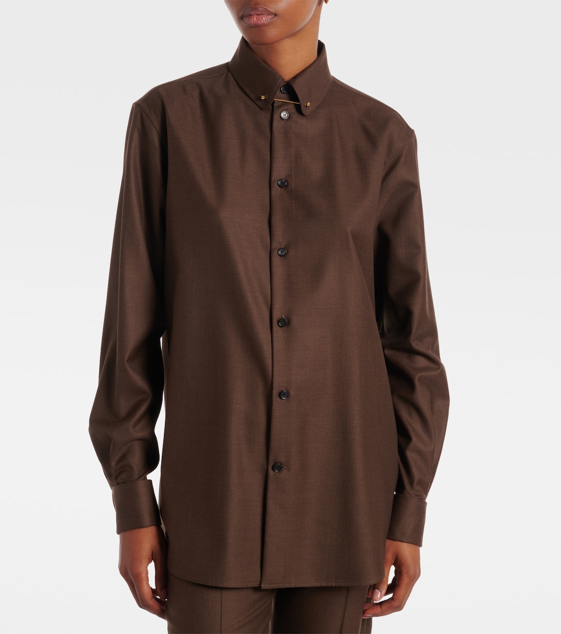 Thea virgin wool shirt | Loro Piana