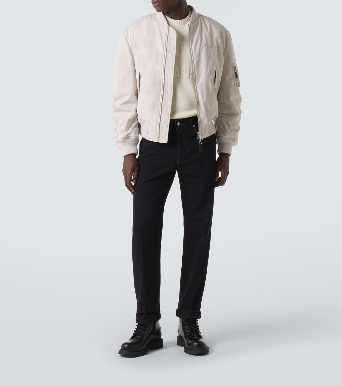 Givenchy Stamp cotton-blend bomber jacket | Givenchy