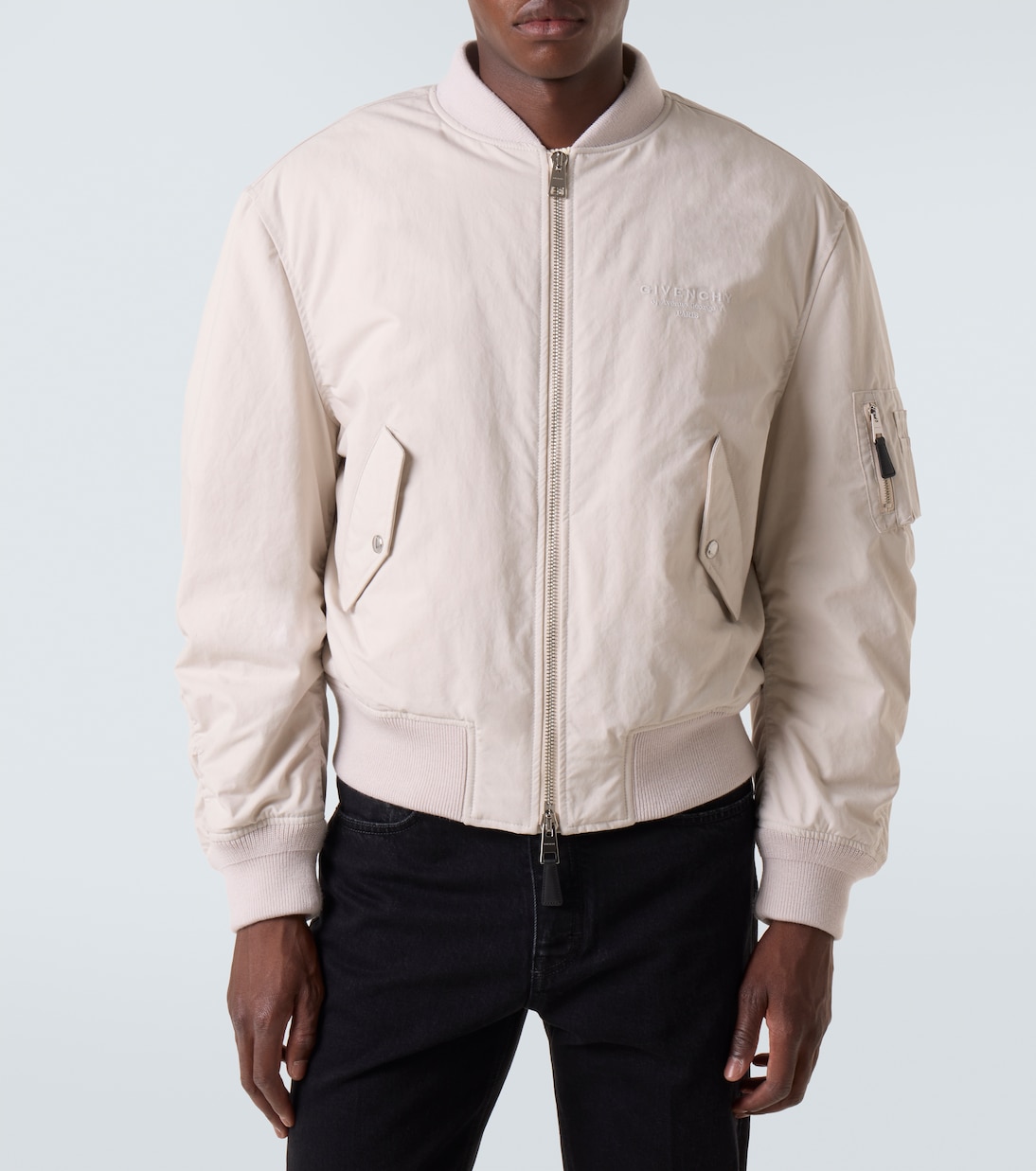 Givenchy Stamp cotton-blend bomber jacket | Givenchy