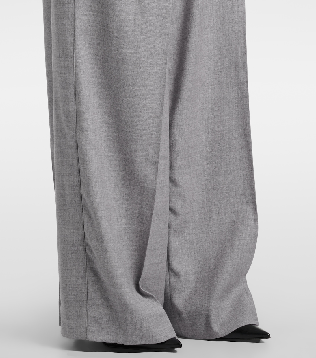 Weite Hose aus einem Wollgemisch  | Entire Studios