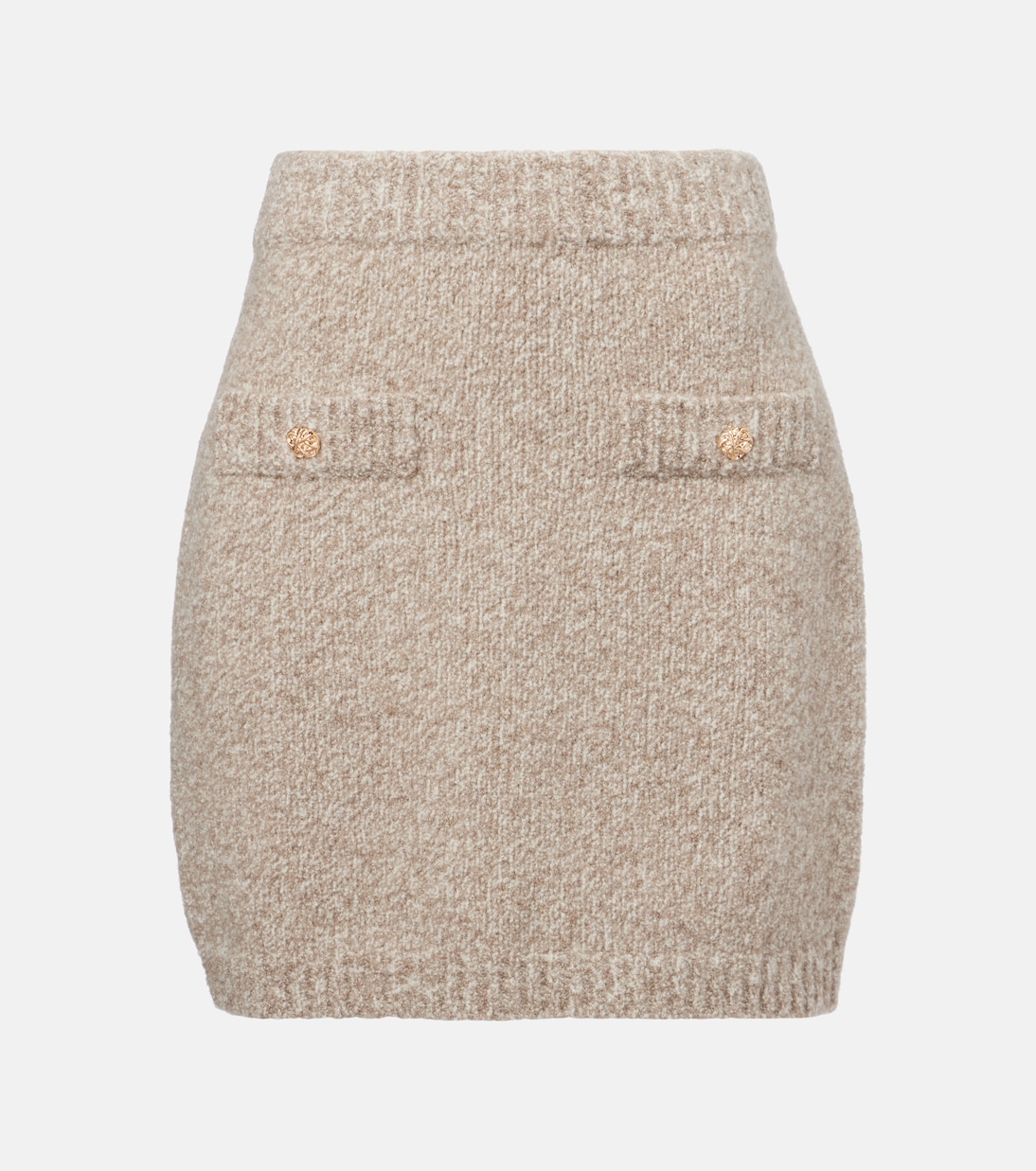 Mini-jupe en cachemire mélangé | Jardin des Orangers