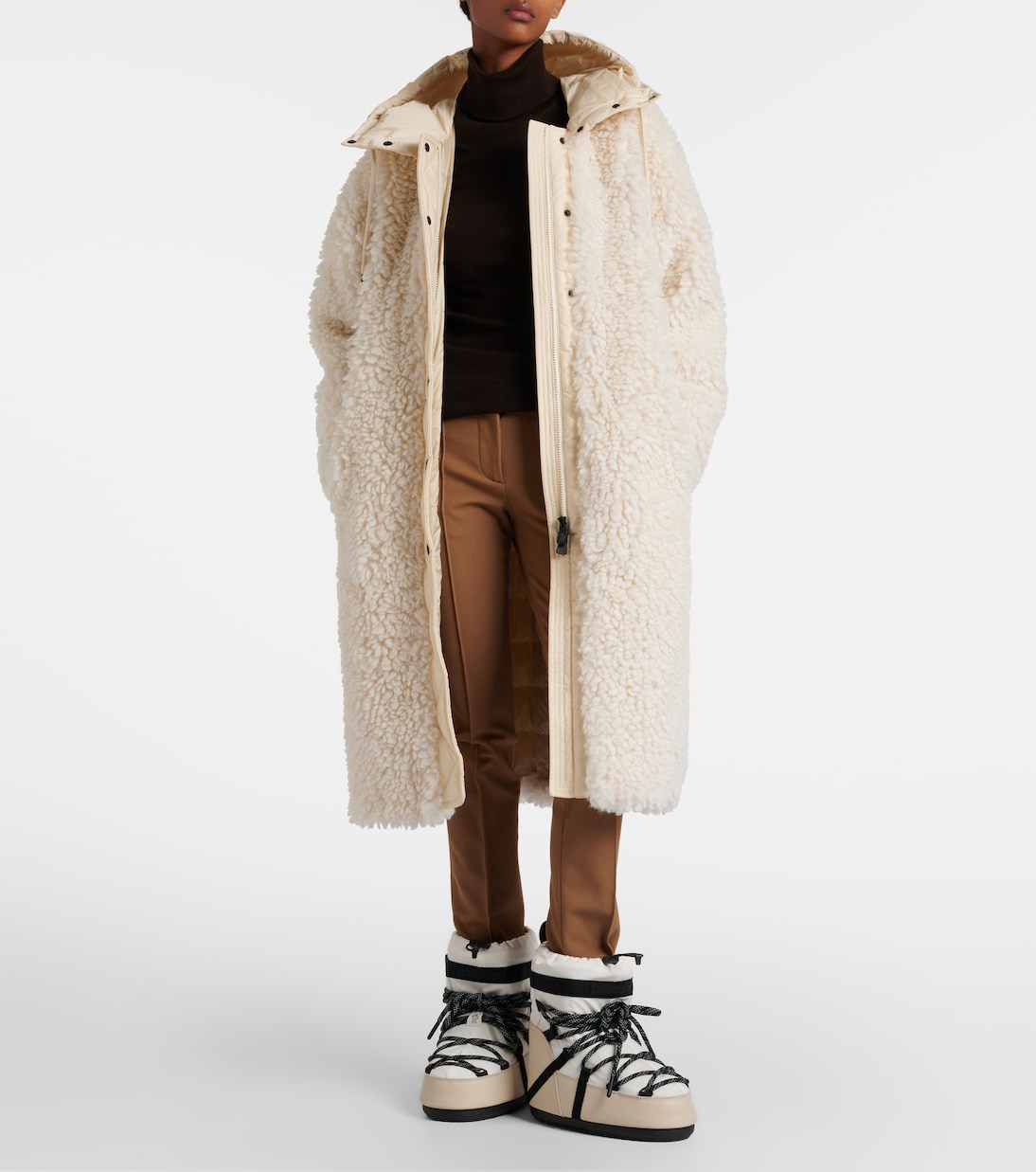Blavet hooded teddy down coat | Moncler Grenoble
