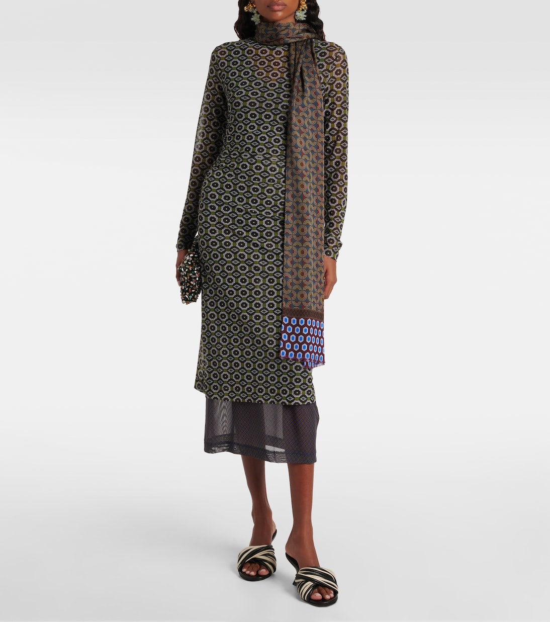 Wedge-Pantoletten 75 aus Leder | Dries Van Noten