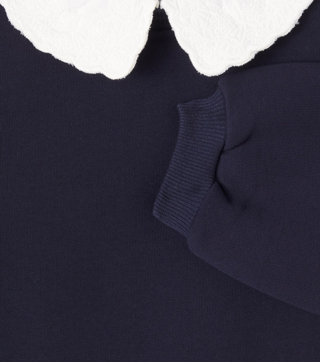 Mandy cotton jersey sweatshirt | C'era Una Volta