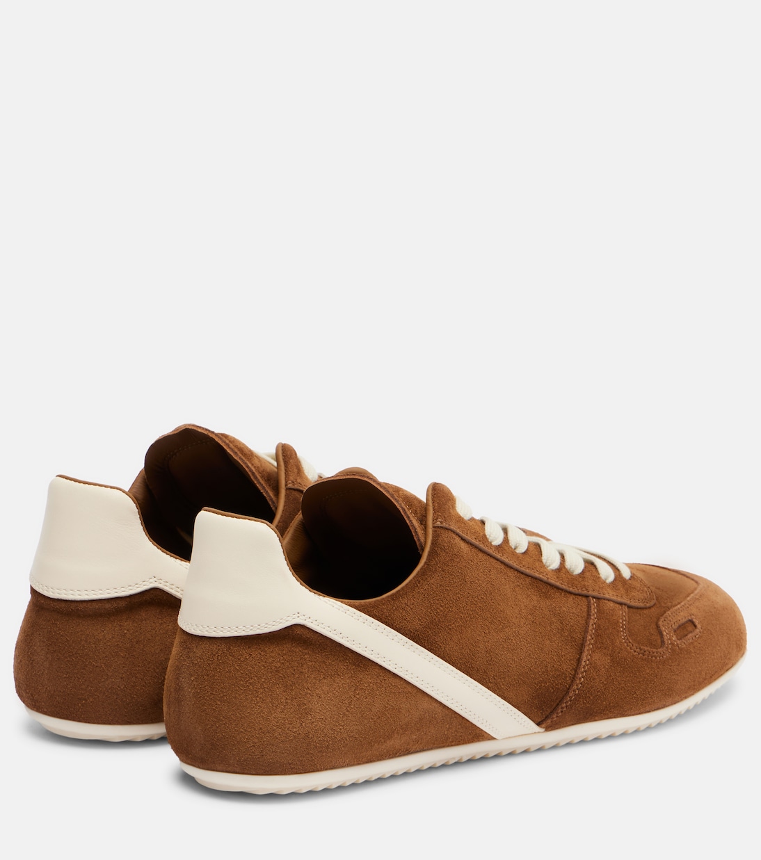 Minimal suede sneakers | Rick Owens