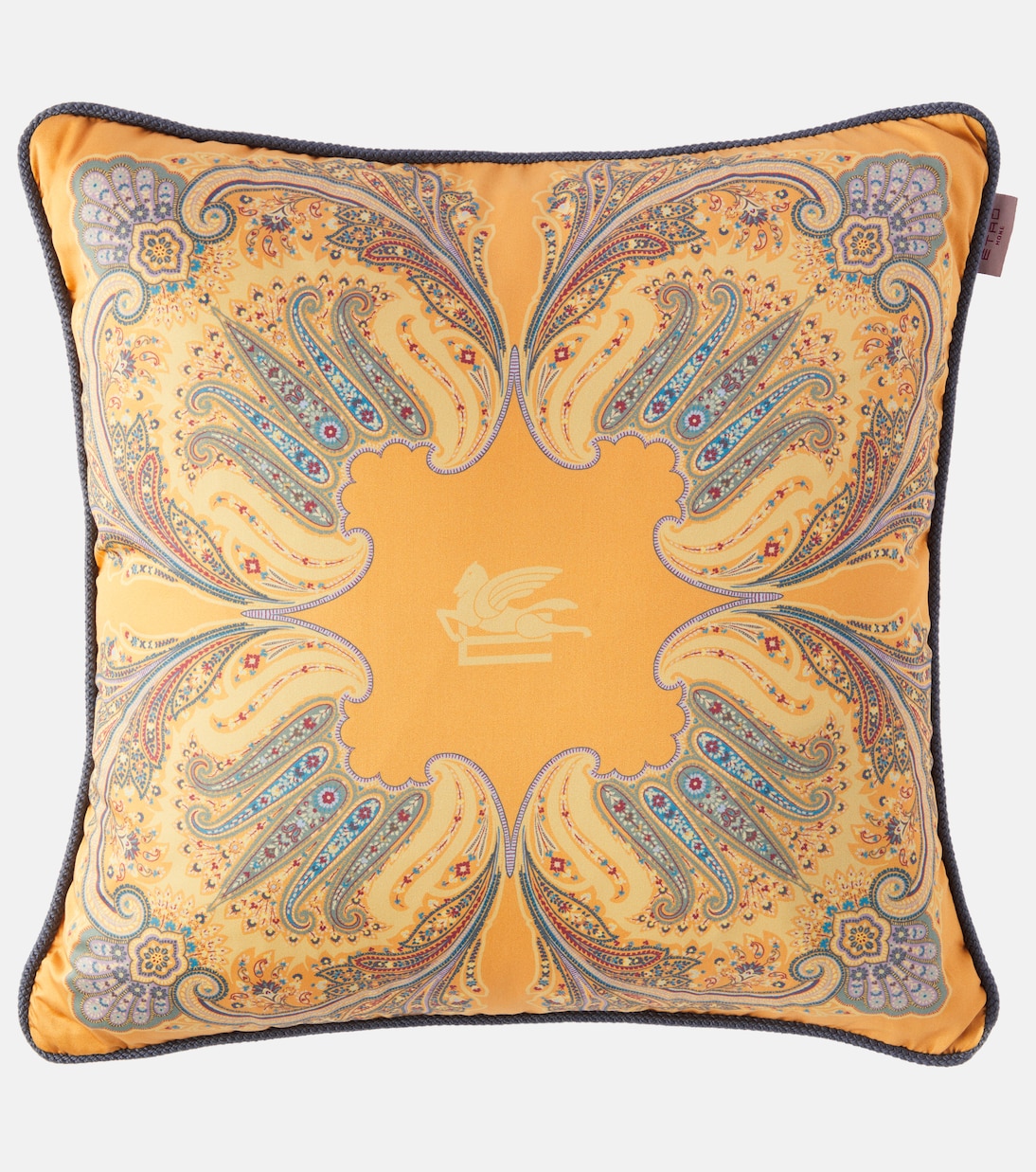 Kiri paisley printed cotton cushion | Etro