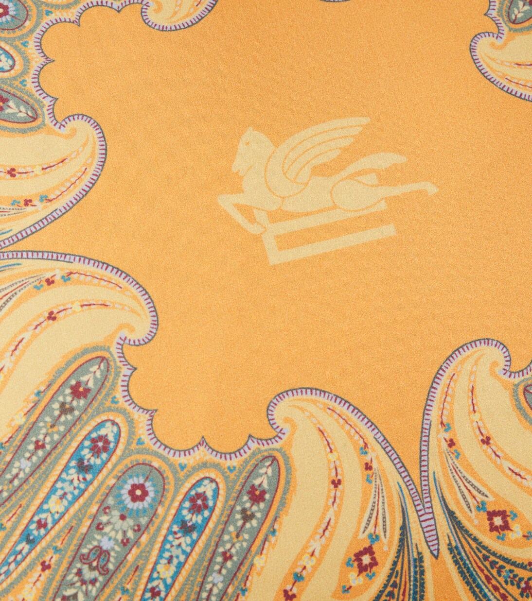 Kiri paisley printed cotton cushion | Etro