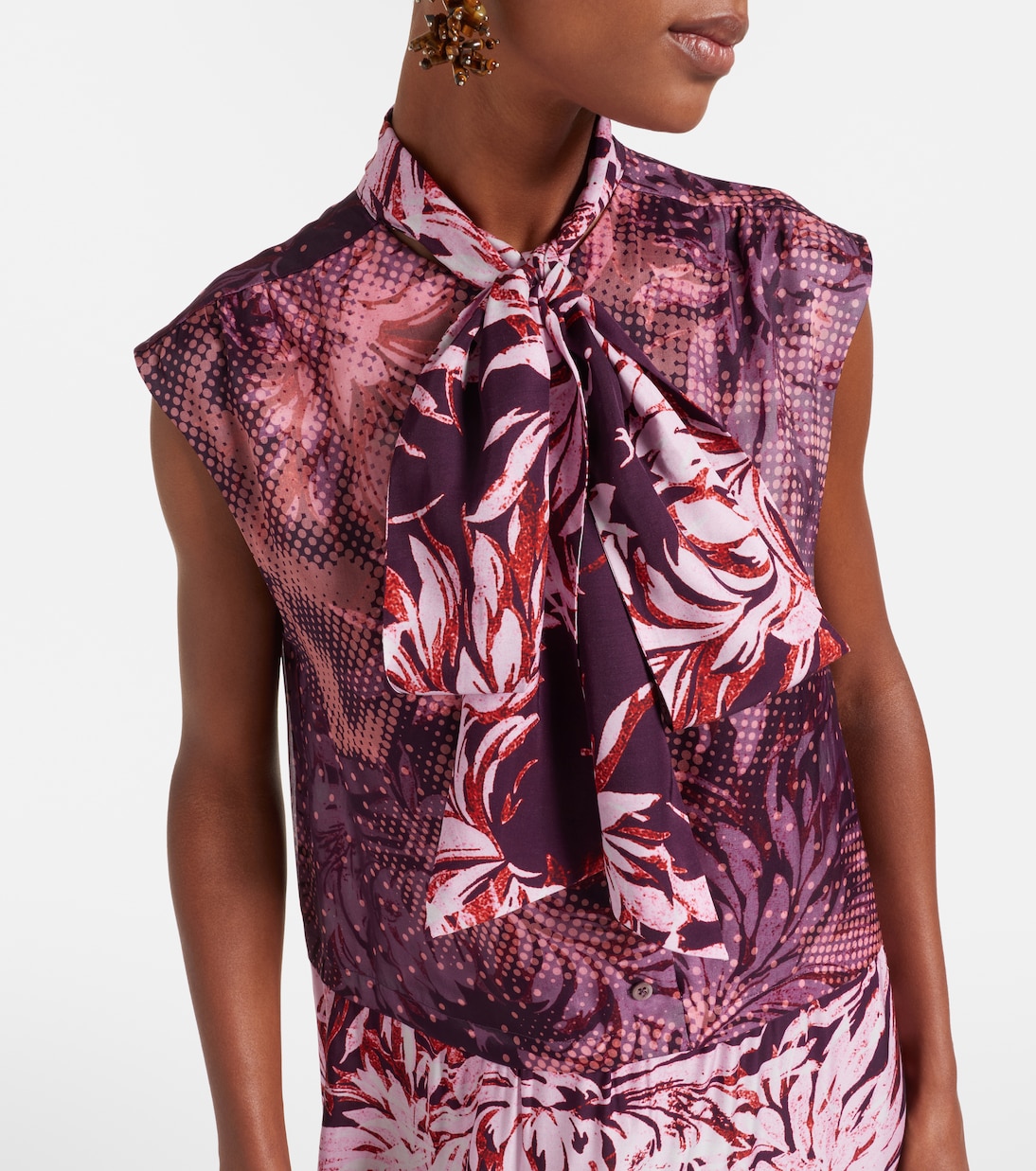 Bedrucktes Midikleid | Dries Van Noten