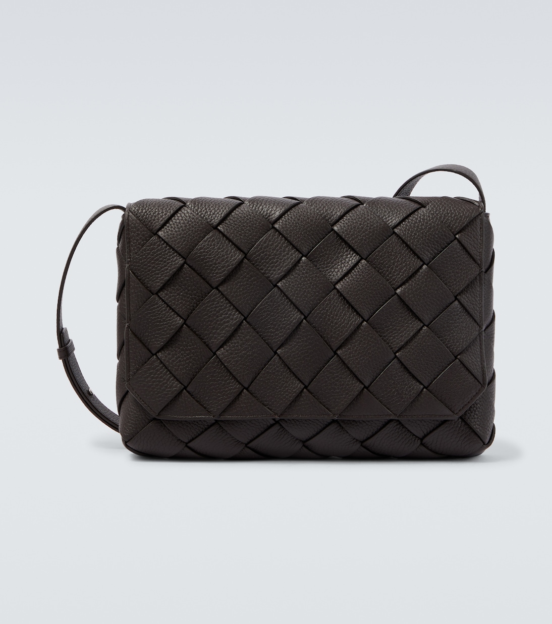 Diago Large leather crossbody bag | Bottega Veneta