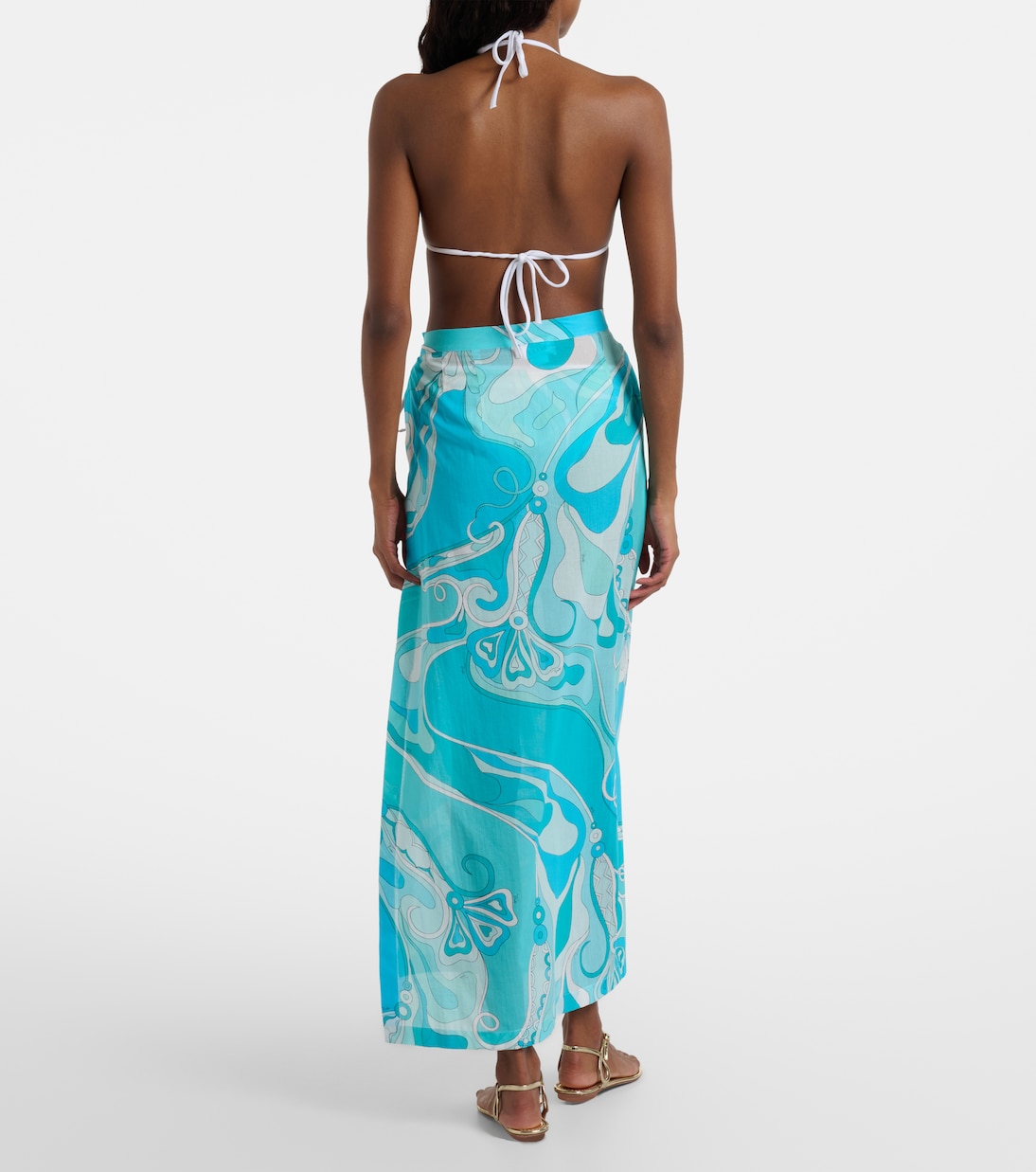 Pareo Orchidee aus Baumwolle | Pucci