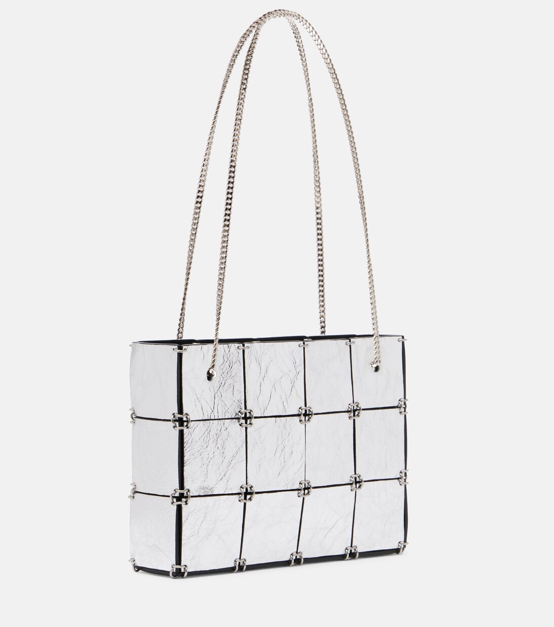 Bolso Emma Mini de piel metalizada | Khaite