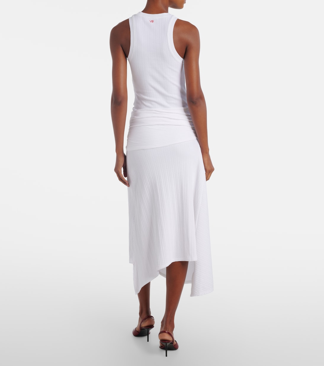 Midirock aus einem Baumwollgemisch | Victoria Beckham