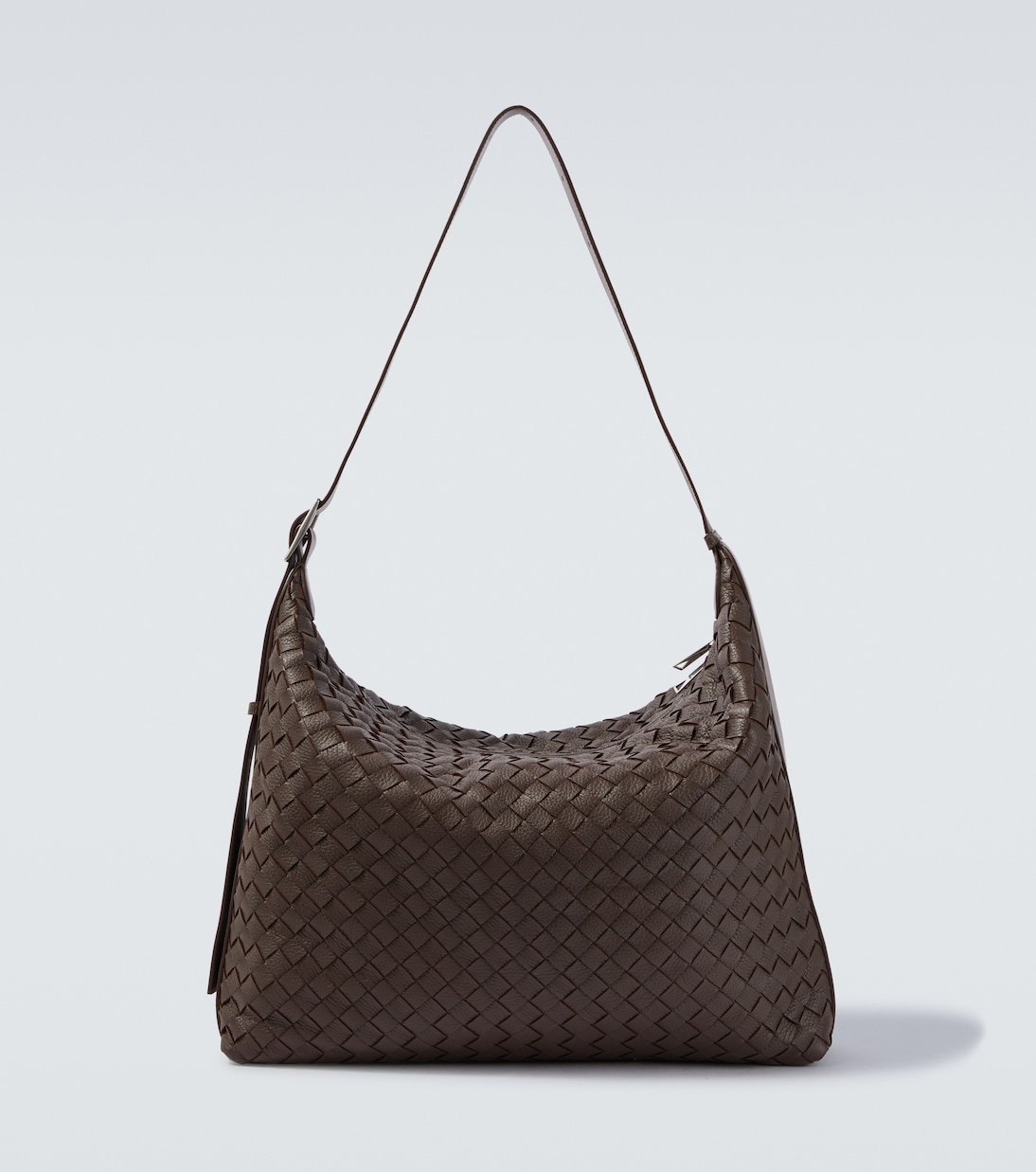 Traveler Medium leather shoulder bag | Bottega Veneta
