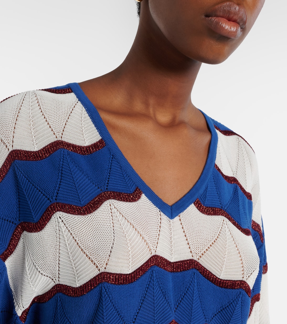 Hang Ten条纹棉质混纺上衣 | La DoubleJ