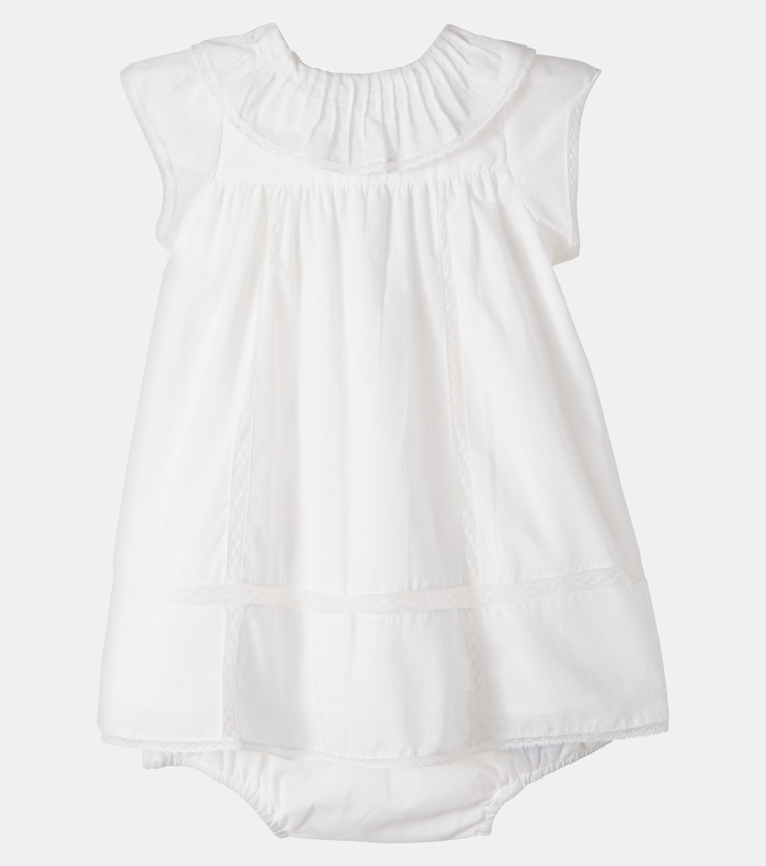 Bébé – Robe Lenou en coton à dentelle | Bonpoint