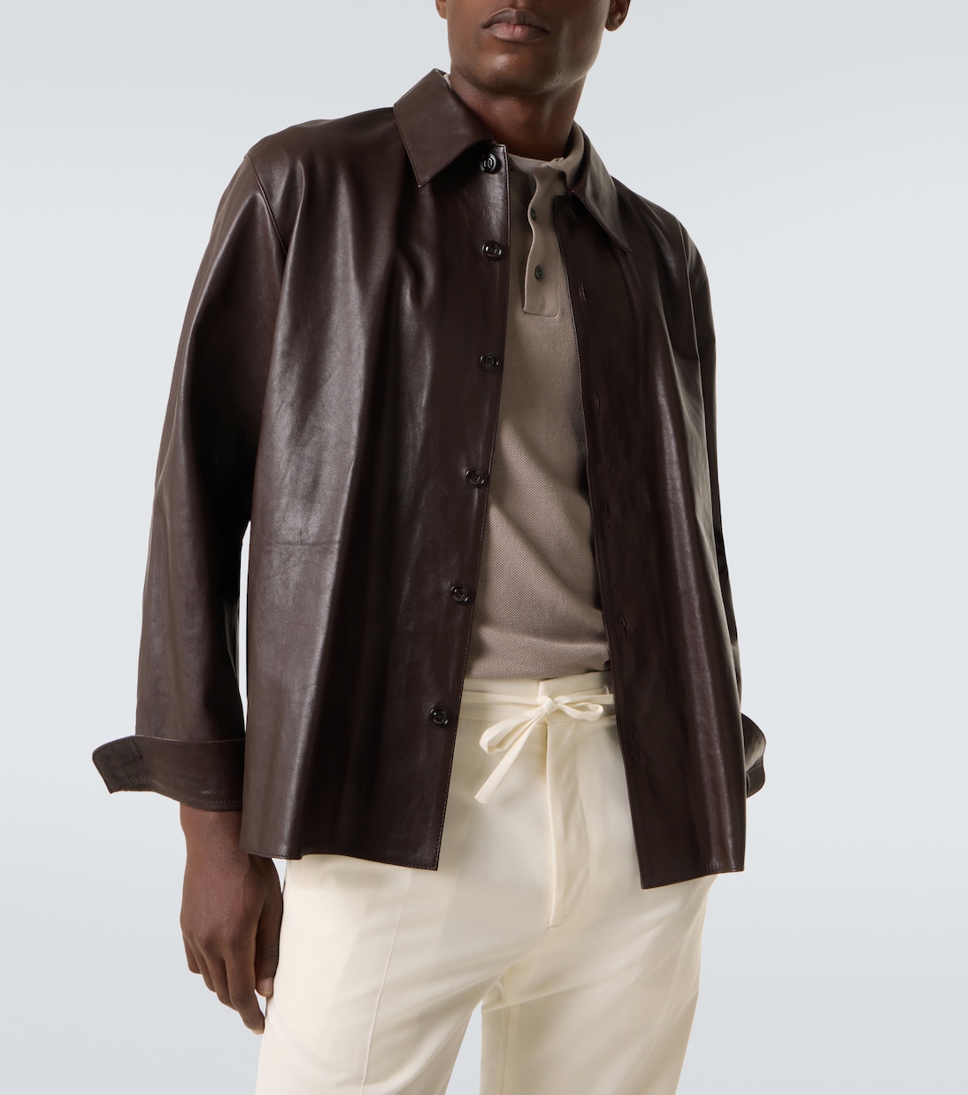 Cotton piqué polo shirt | Lardini