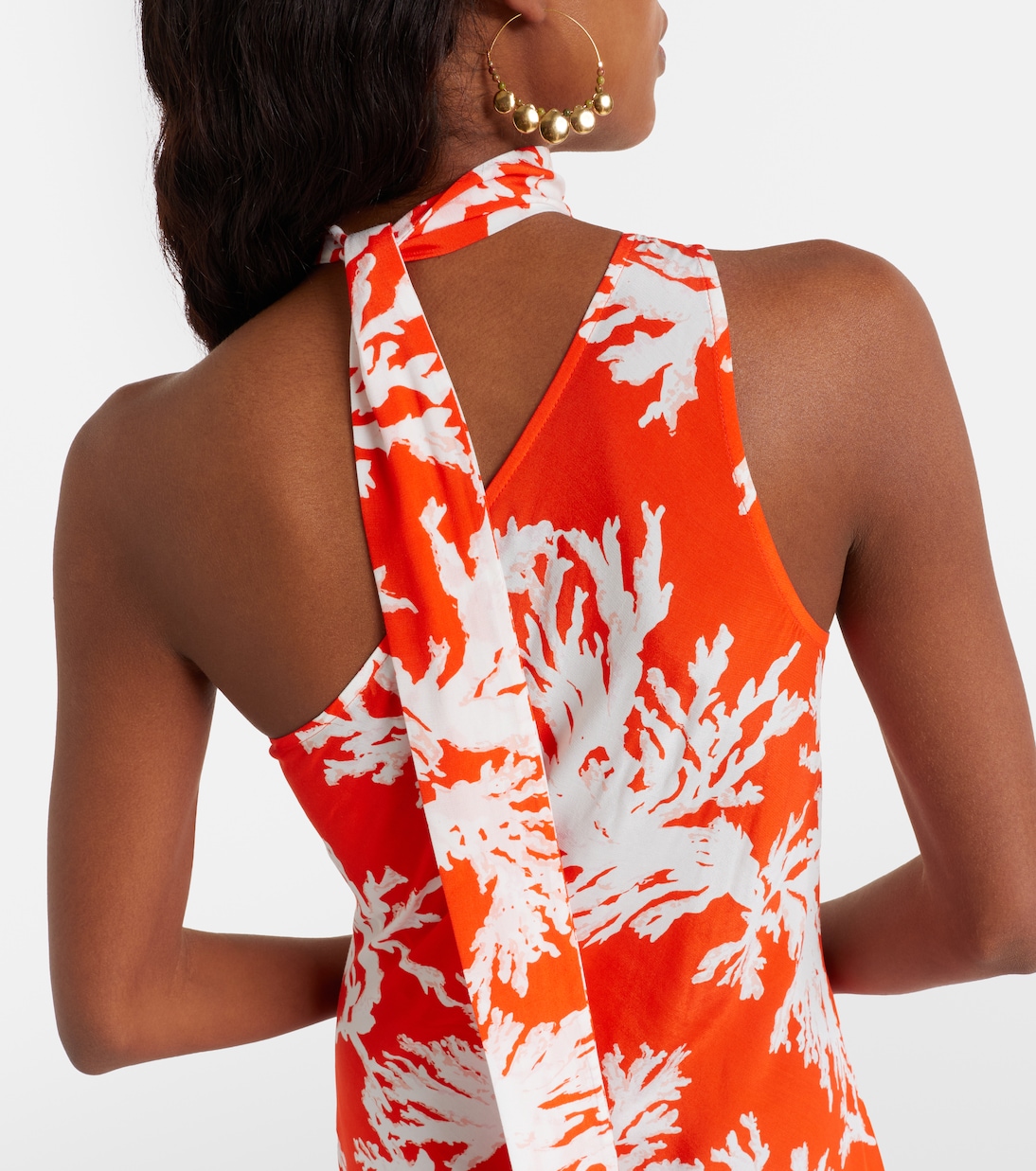 Bedruckte One-Shoulder-Robe Odetta | Alexandra Miro