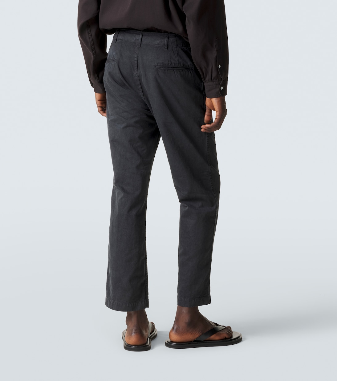 Cotton straight chinos | Auralee