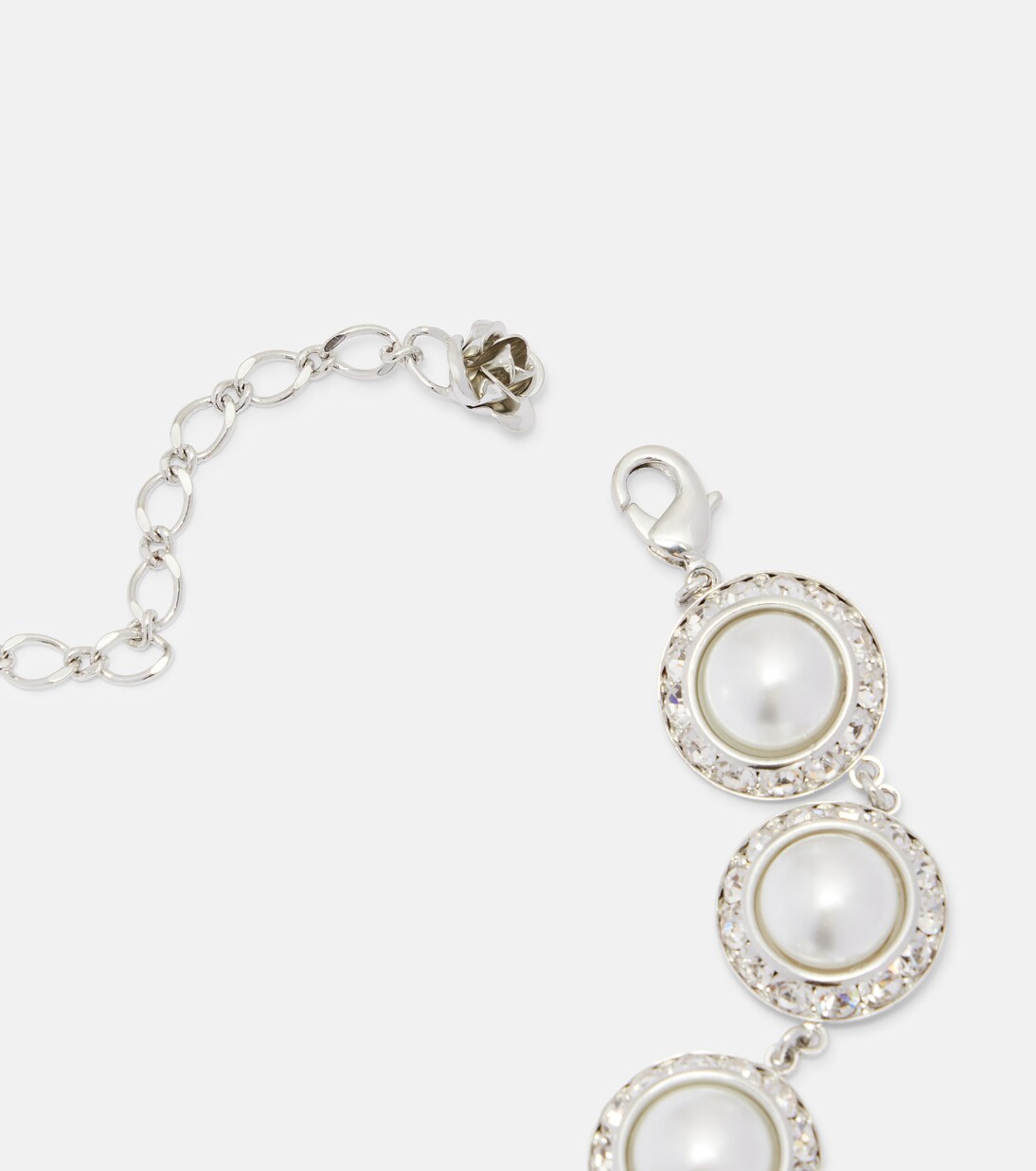 Choker mit Kristallen und Zierperlen | Magda Butrym