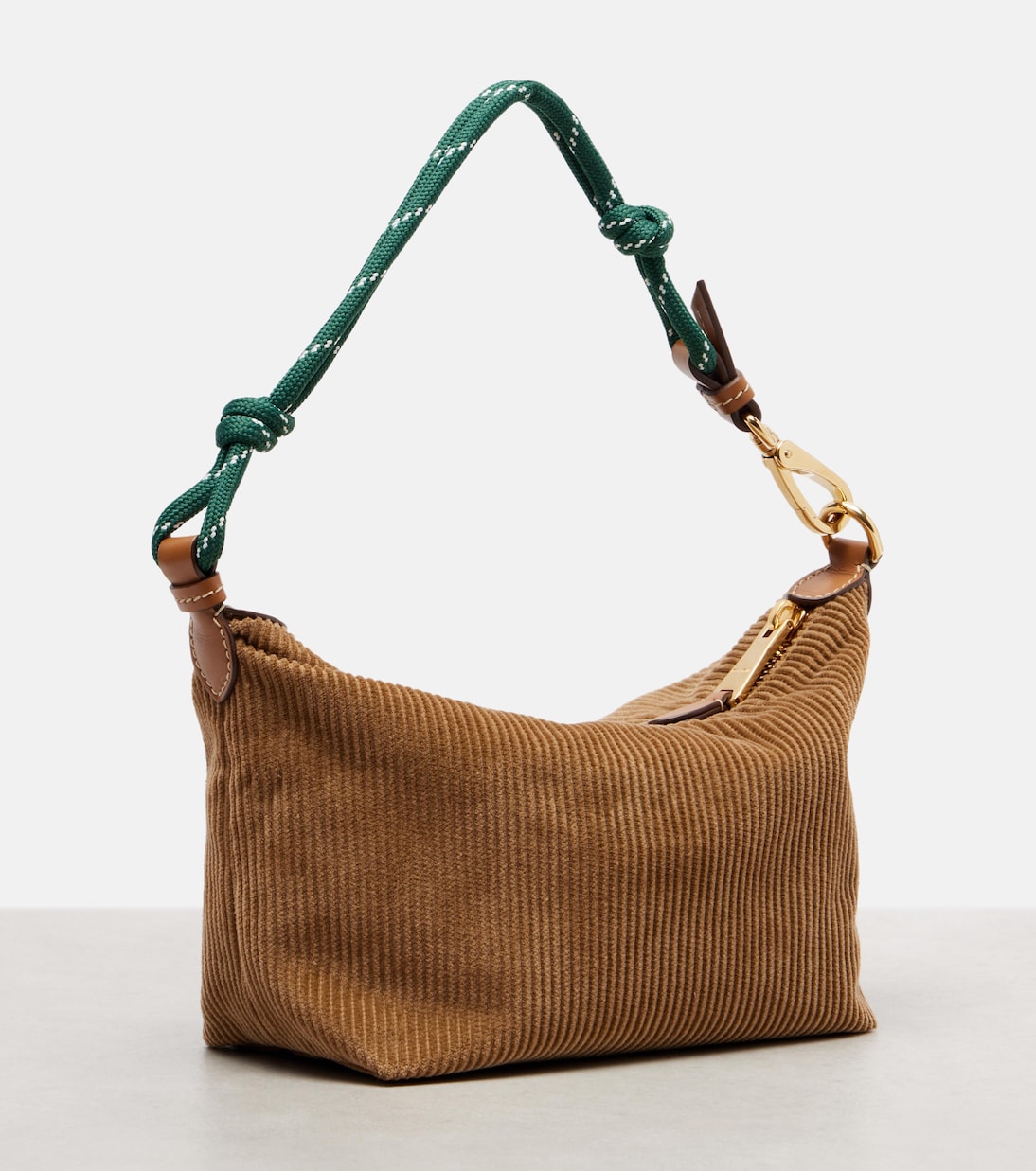 Schultertasche aus Baumwoll-Cord | Miu Miu