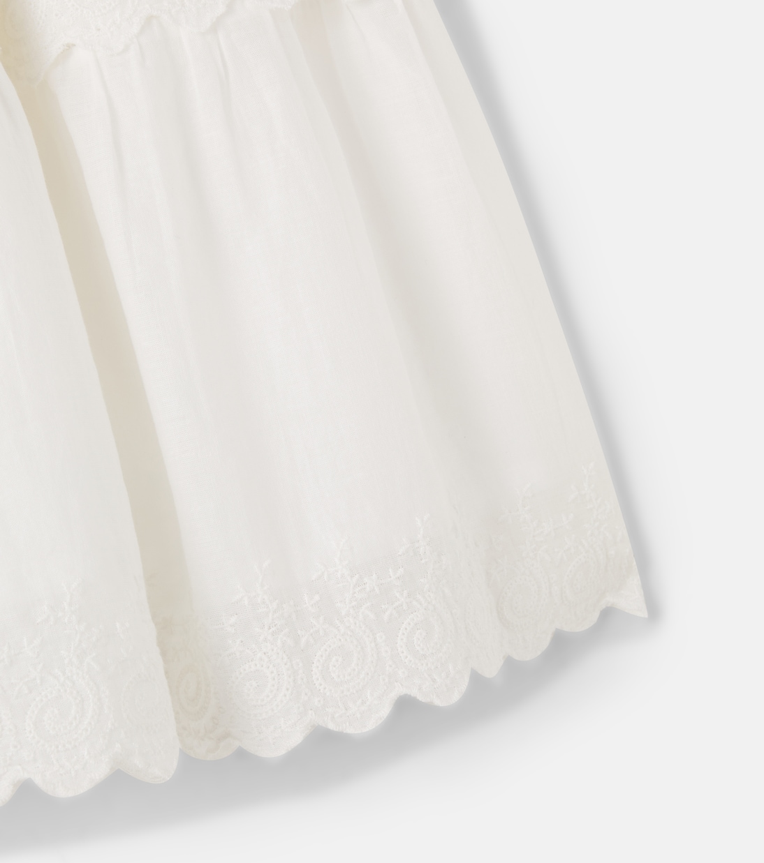 Jupe Lavona brodée en coton | Bonpoint