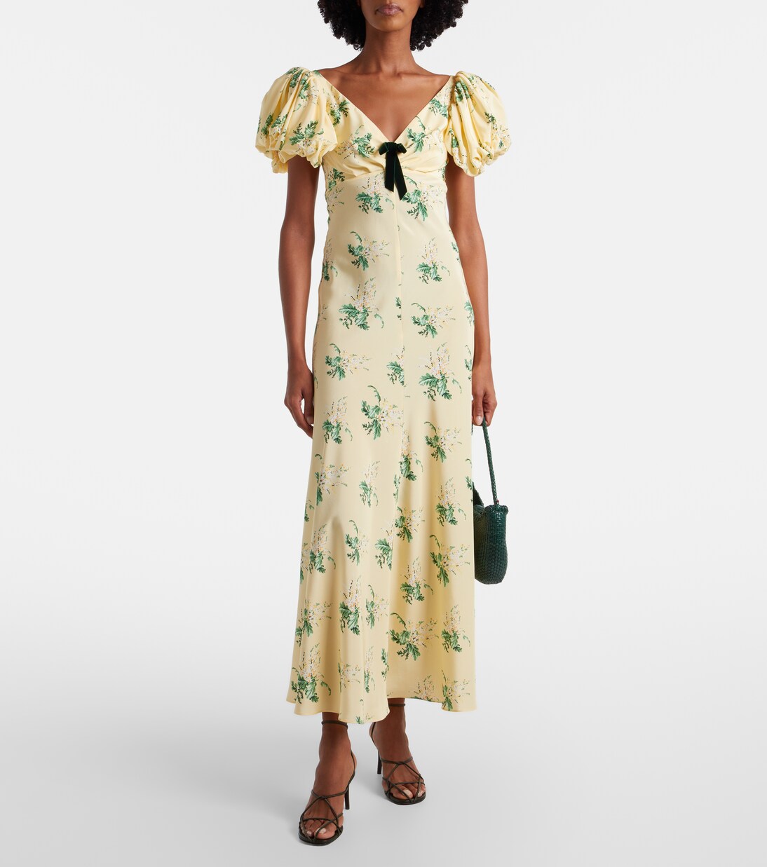 Robe aus Seiden-Crêpe | Rodarte