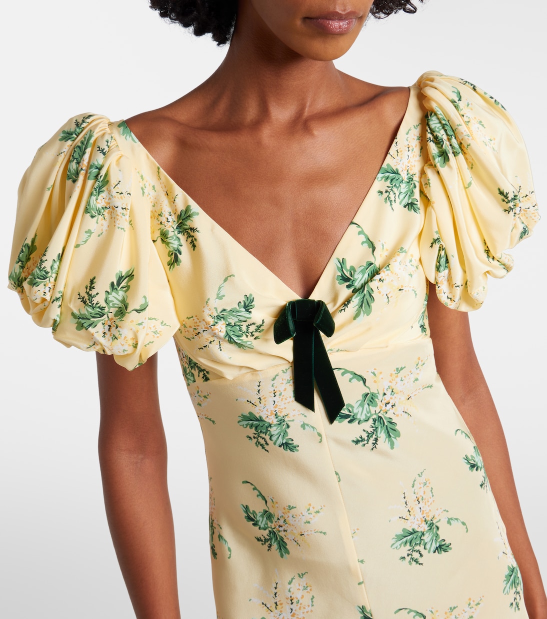 Robe aus Seiden-Crêpe | Rodarte