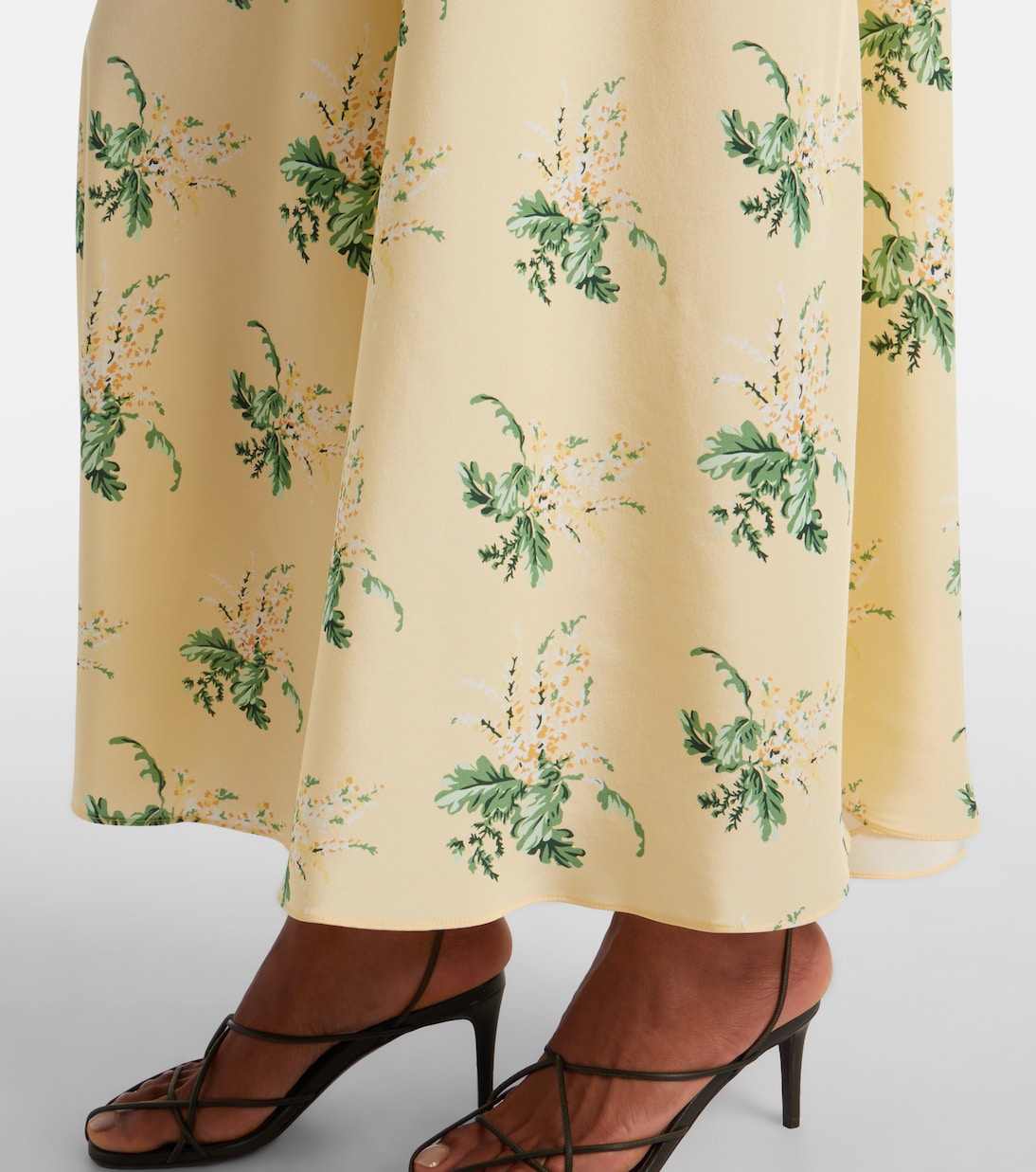 Robe aus Seiden-Crêpe | Rodarte