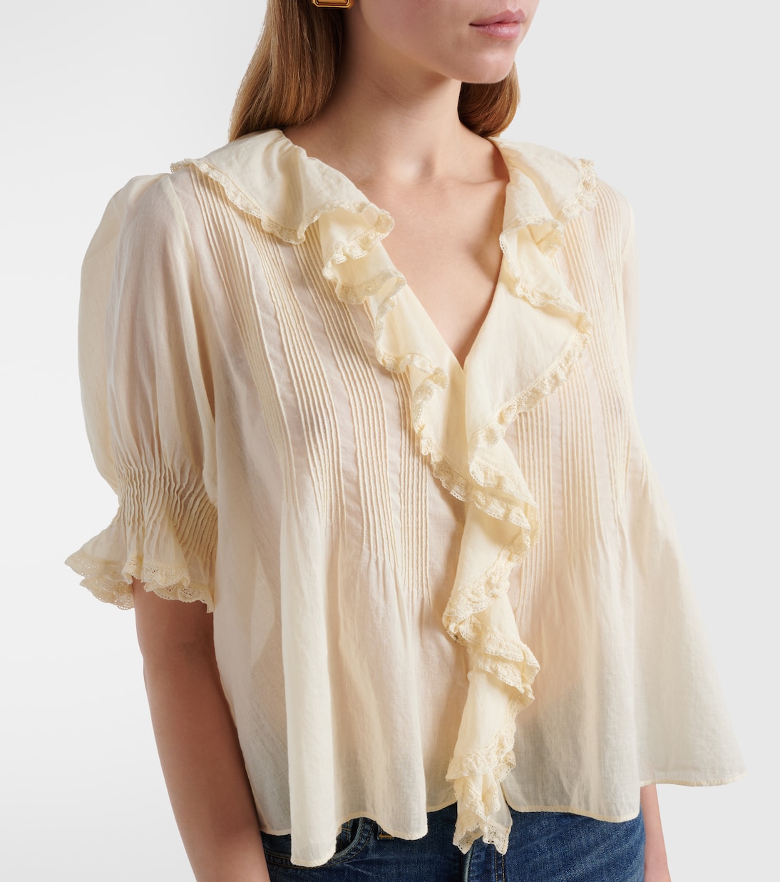 Bluse Henri aus Baumwolle | Dôen