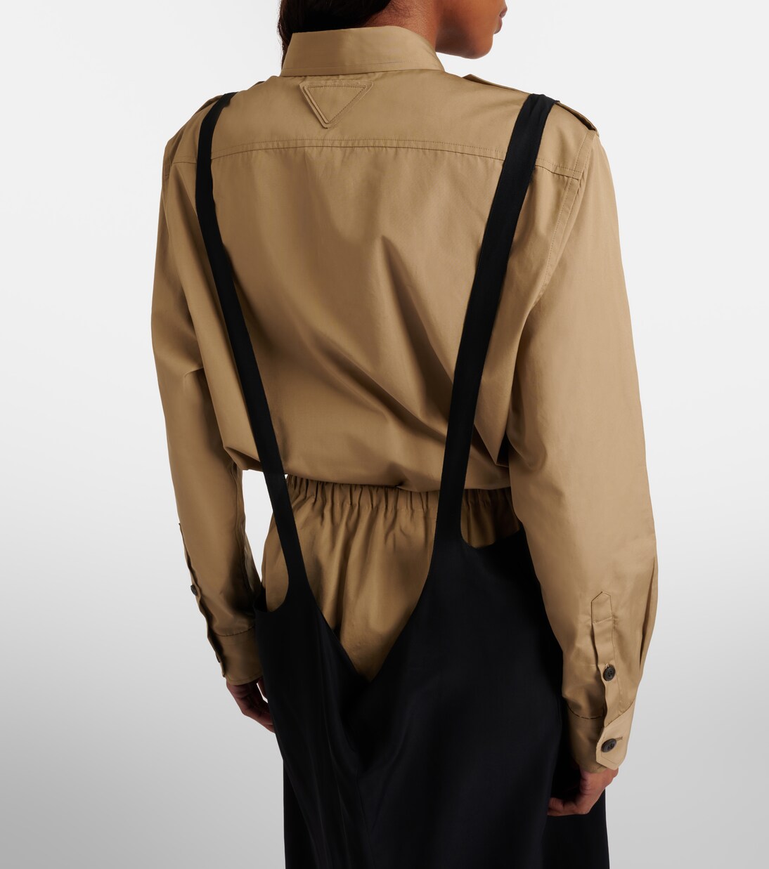 Crêpe midi skirt | Prada