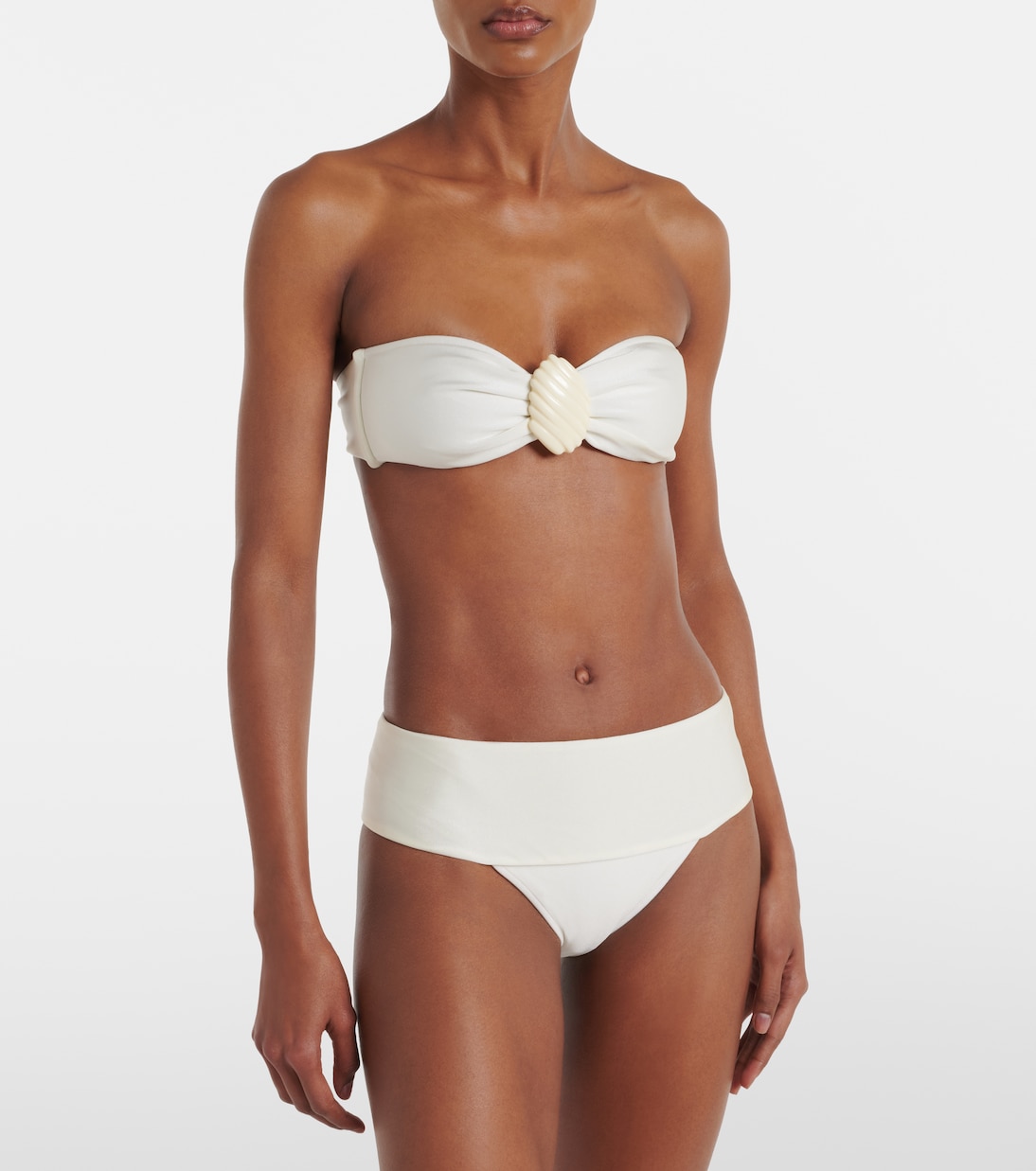 Embellished bandeau bikini | Adriana Degreas