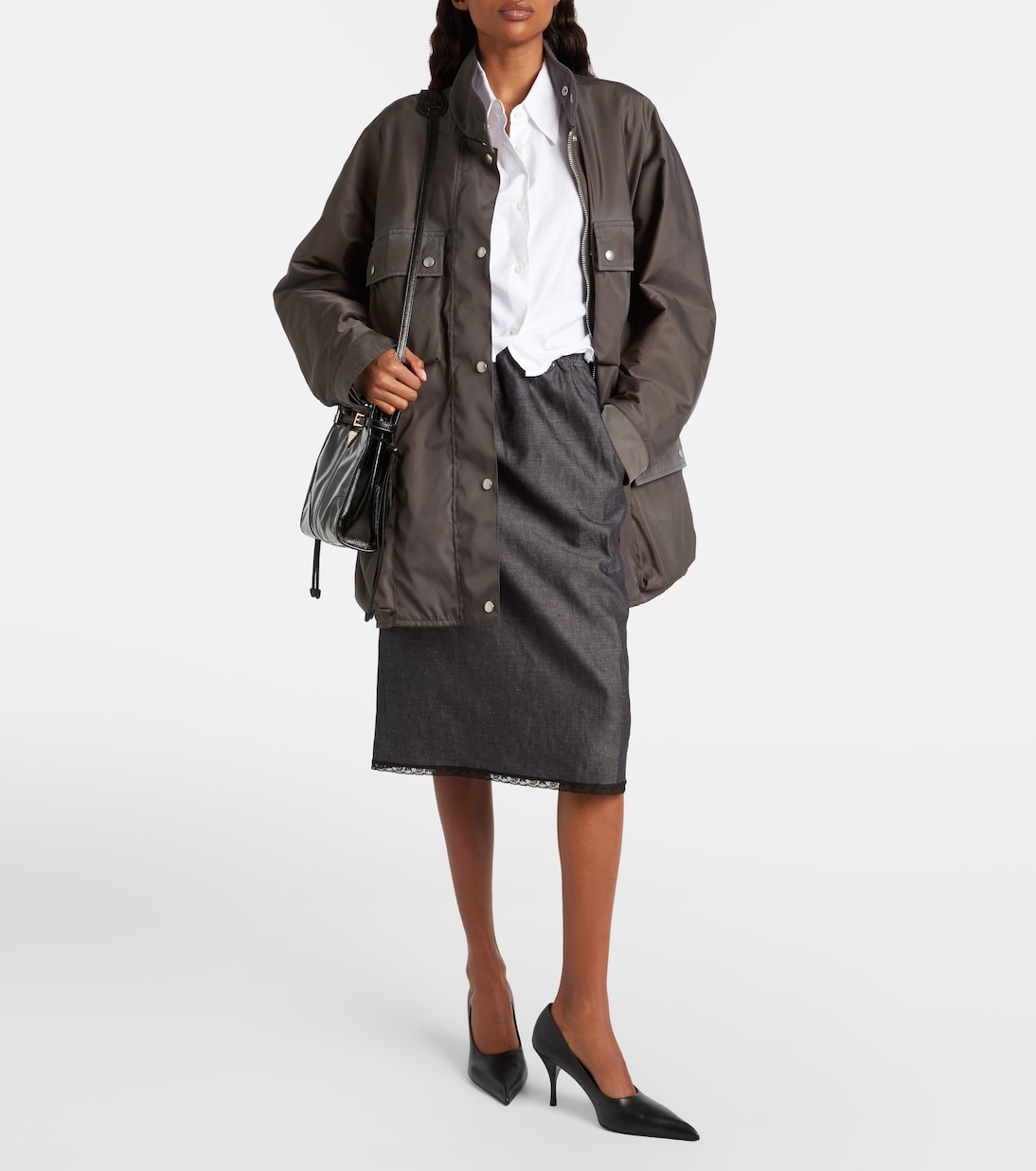 Prada Bonnie Mini leather shoulder bag | Prada