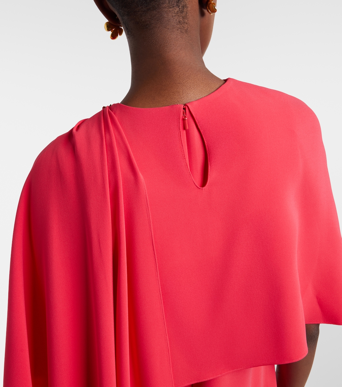 Embellished silk-blend georgette gown | Oscar de la Renta