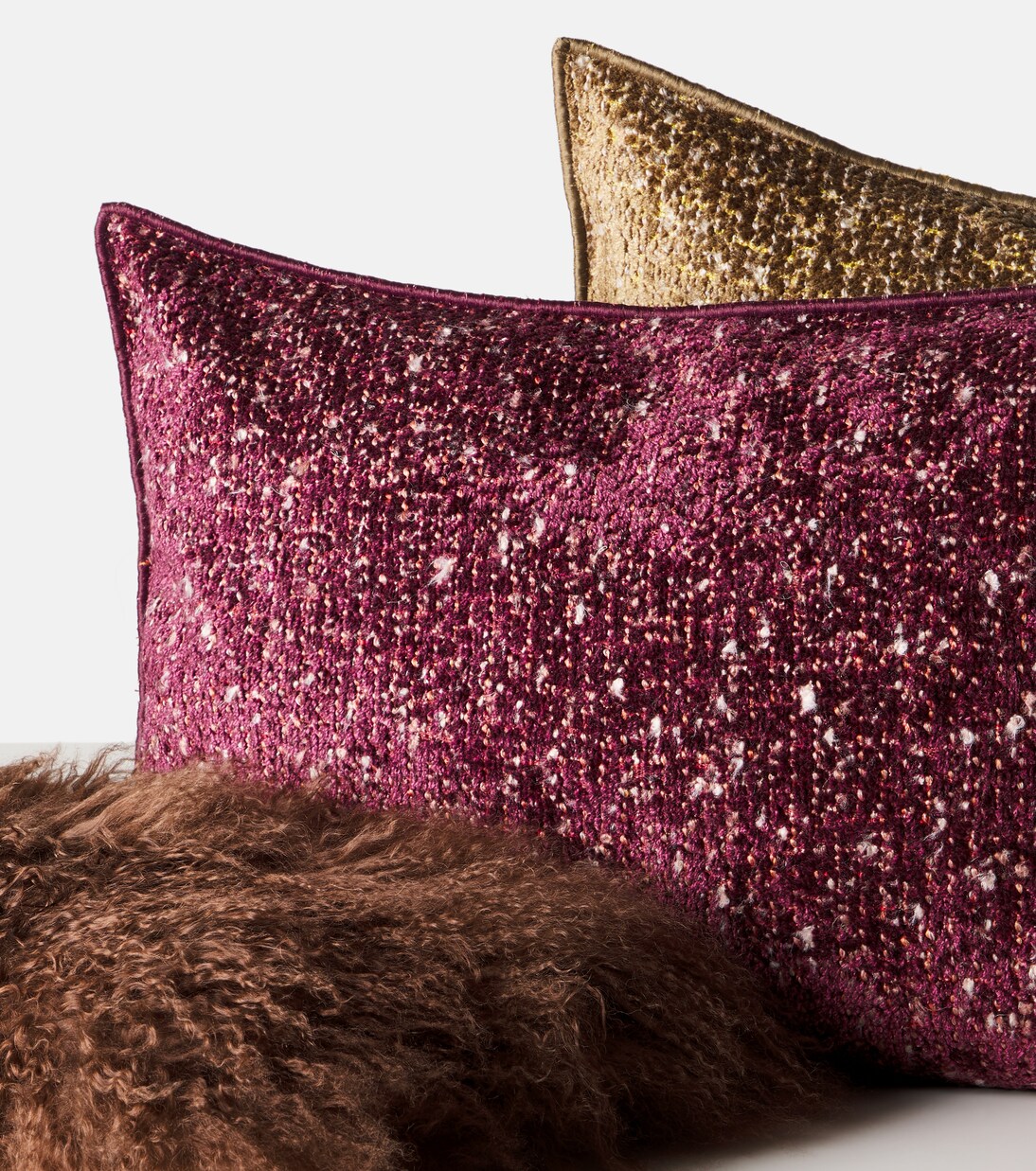 Chenille cushion | Maison de Vacances