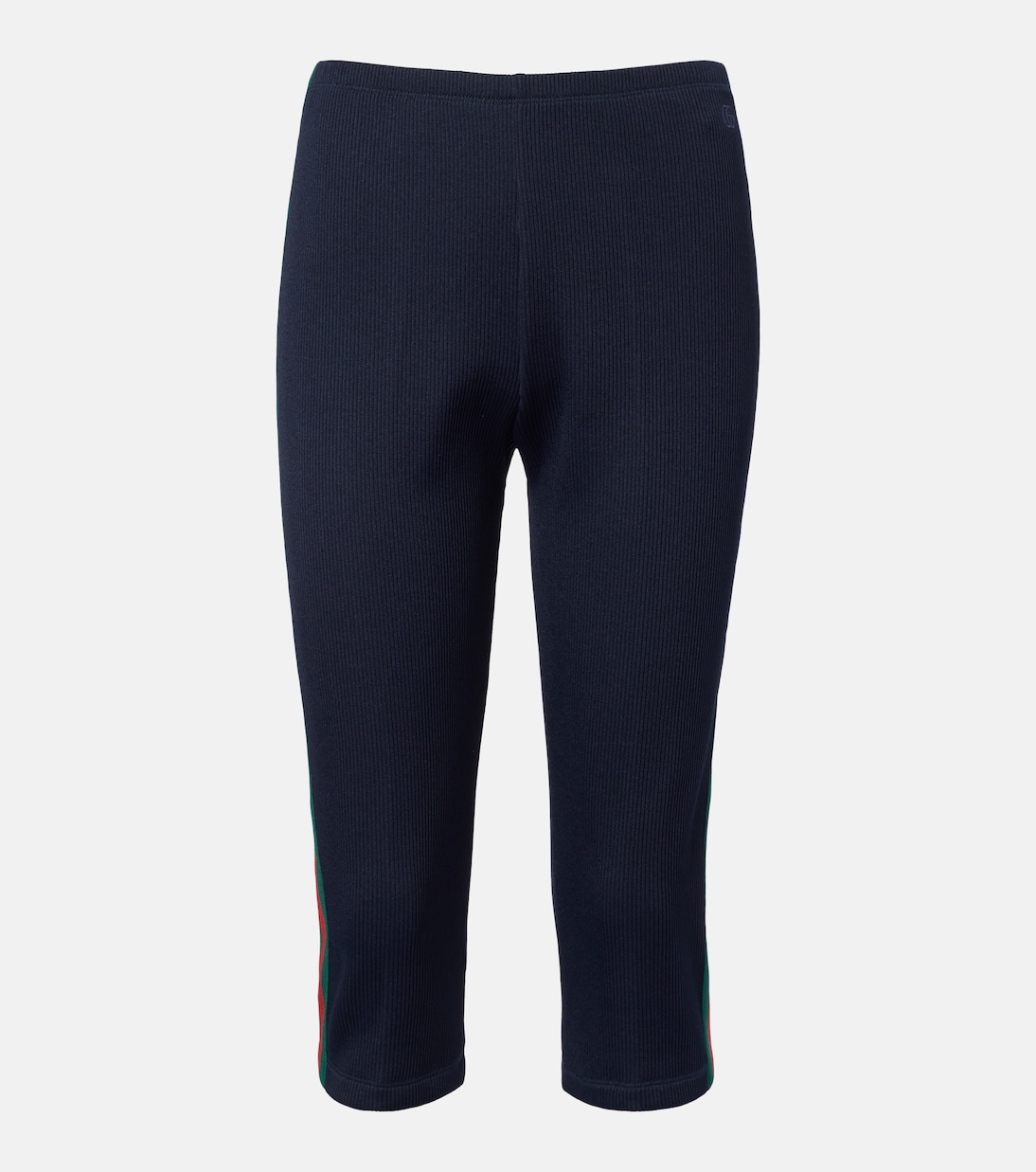Caprihose Web Stripe aus Rippstrick | Gucci