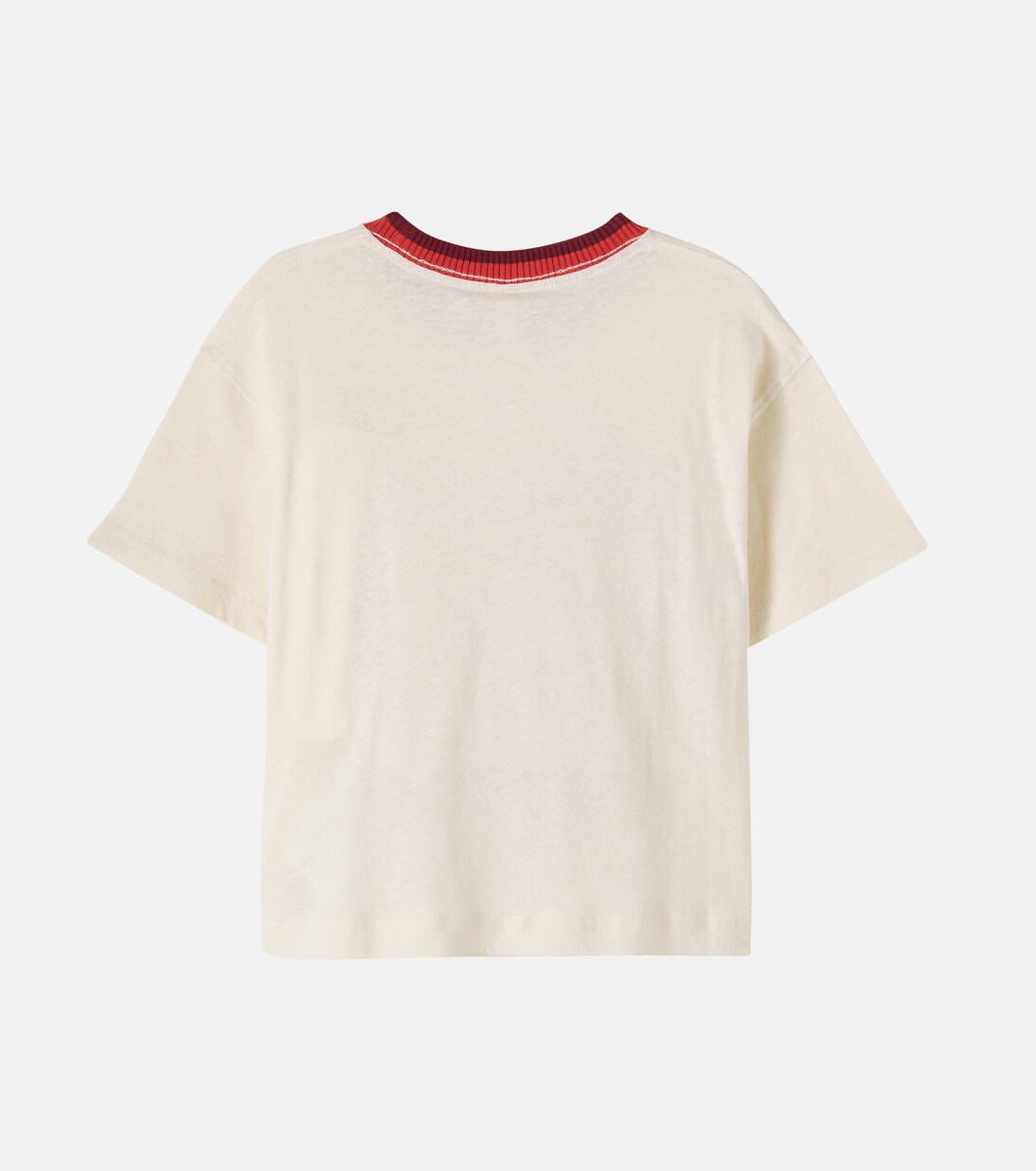 Mahon embroidered linen and cotton T-shirt | Zimmermann Kids