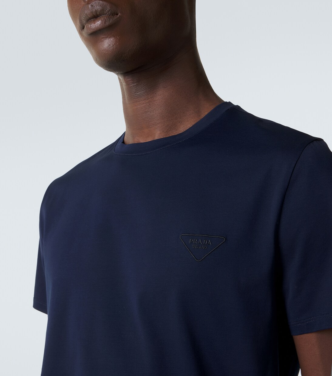 T-Shirt aus Jersey | Prada