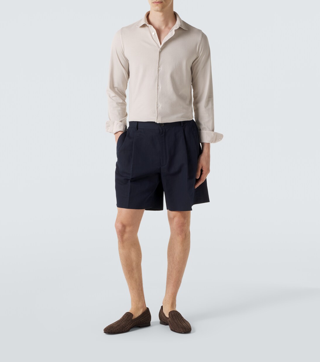 Cotton jersey shirt | Fedeli