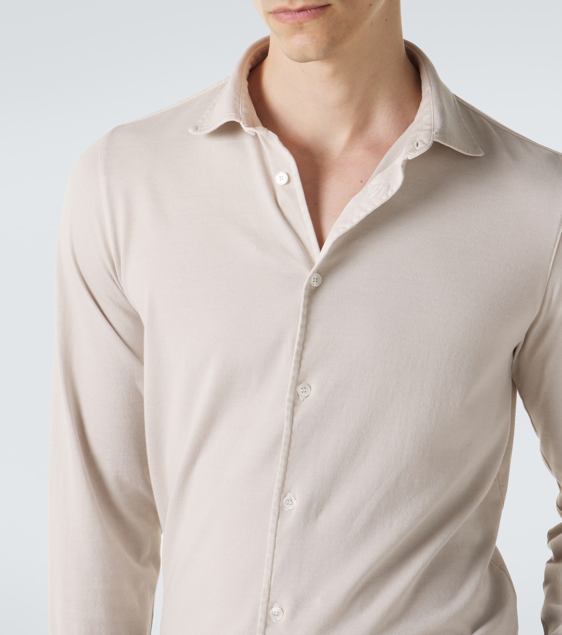 Cotton jersey shirt | Fedeli