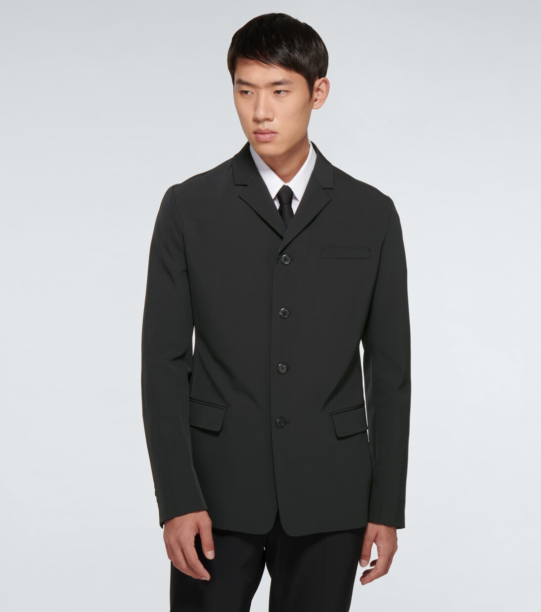 Single-breasted technical blazer | Prada