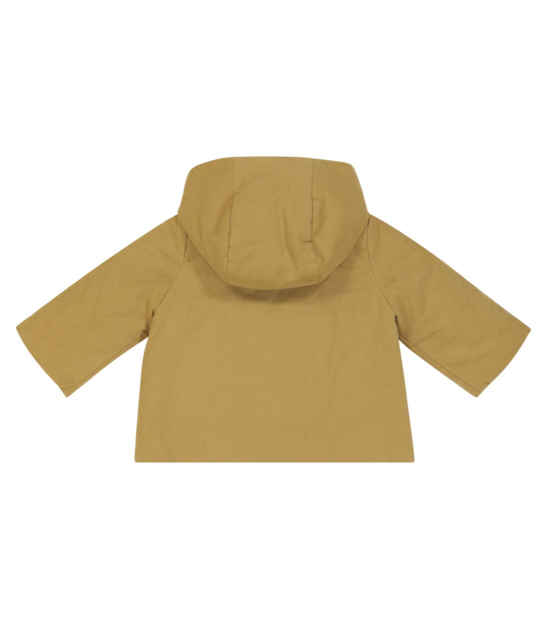 Baby hooded cotton corduroy jacket | Bonpoint