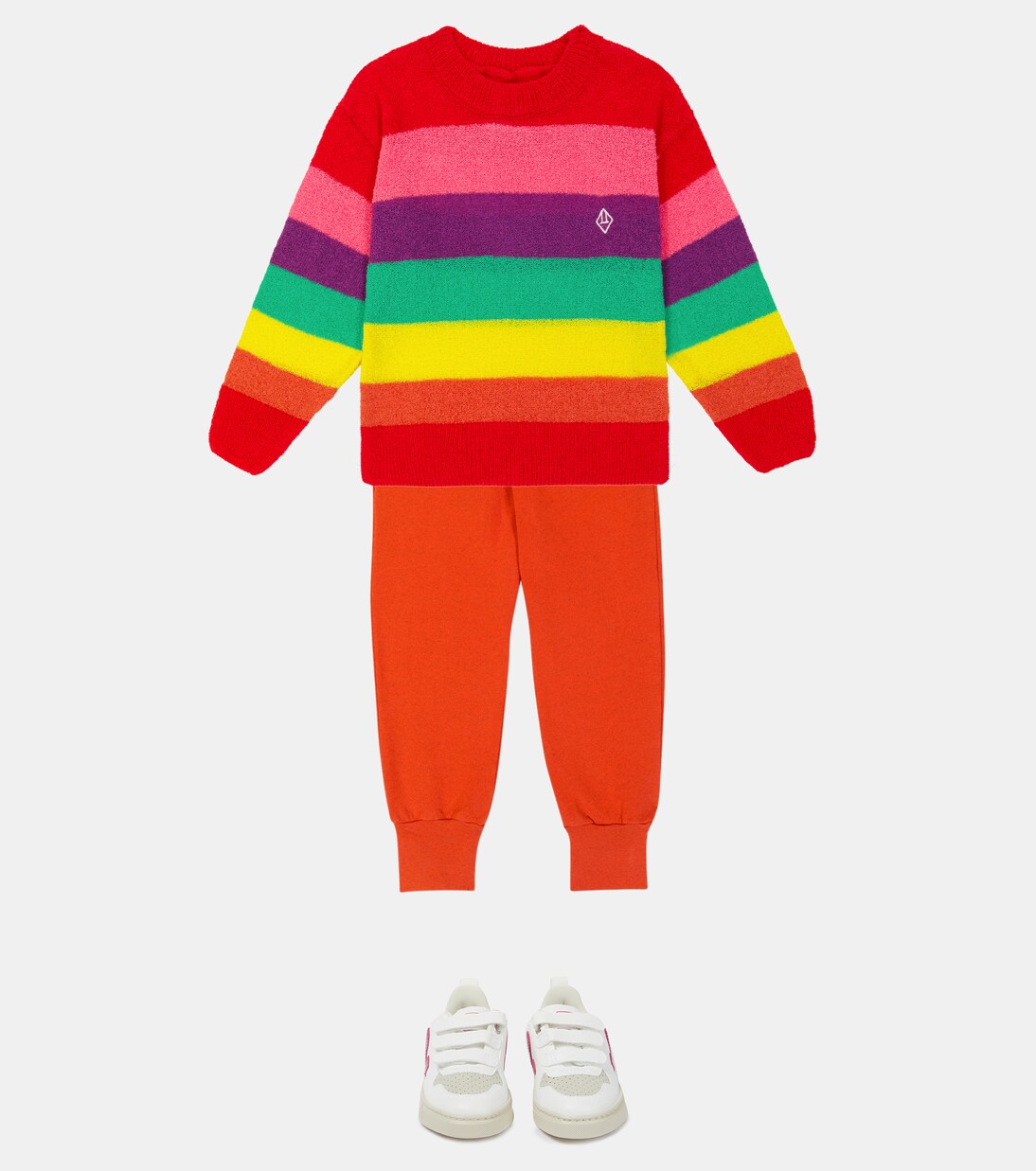 Red Logo Bull striped sweater | The Animals Observatory