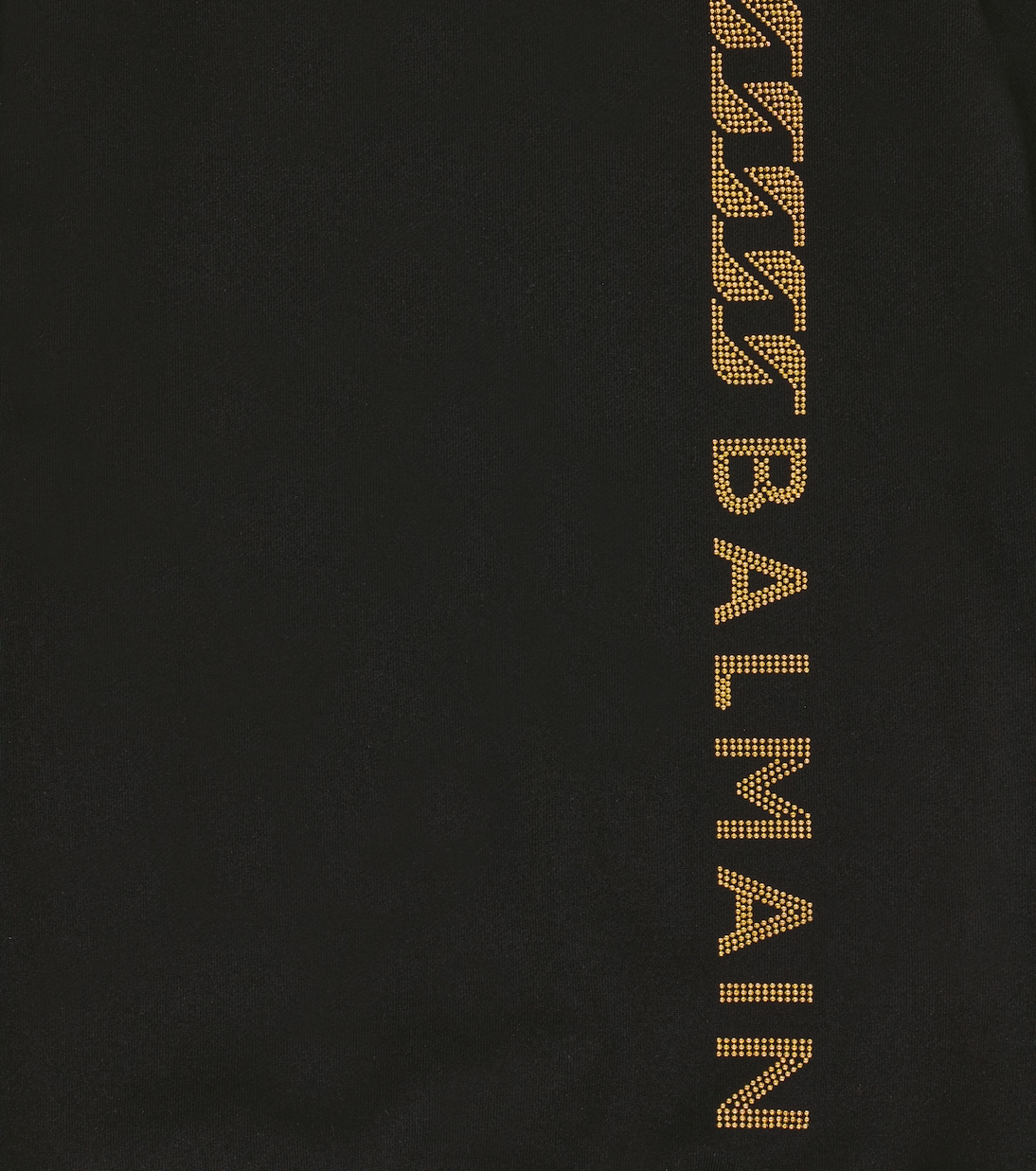 Robe sweat-shirt en coton à logo | Balmain Kids