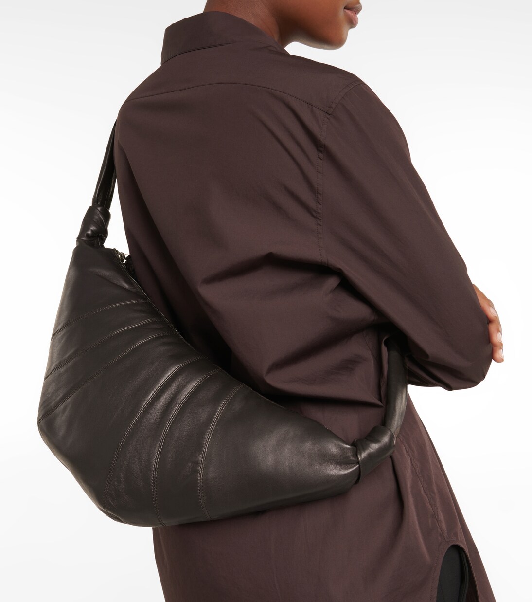 Schultertasche Croissant aus Leder | Lemaire