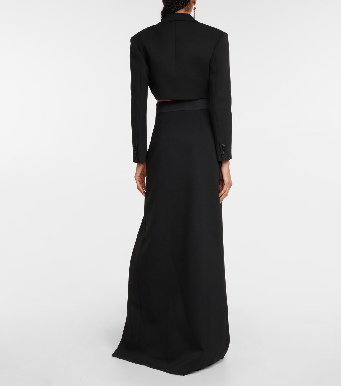 Cropped-Blazer aus Schurwolle | Miu Miu